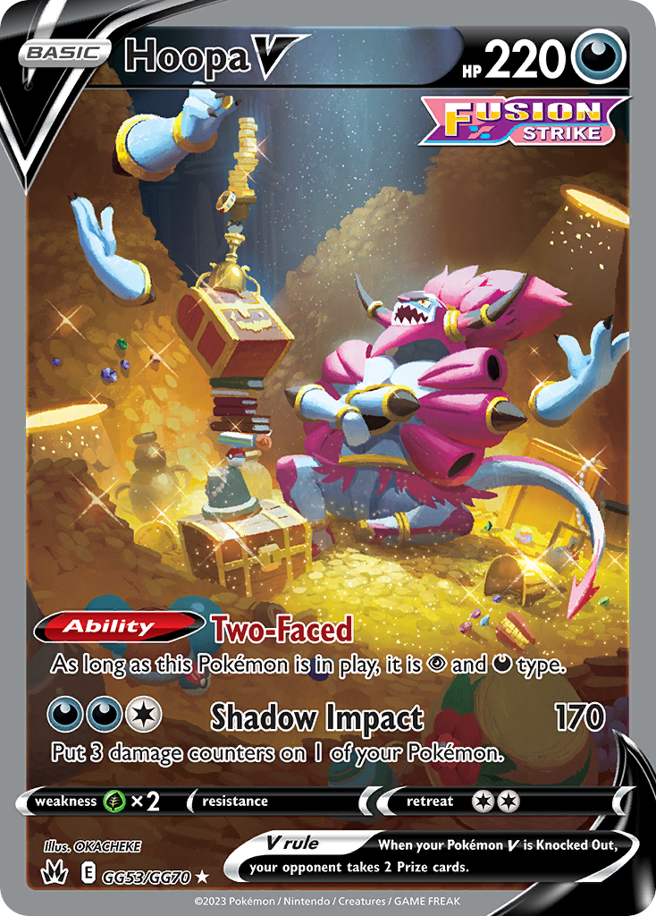 Hoopa V Pokémon card
