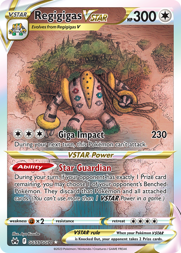 Regigigas VSTAR Pokémon card