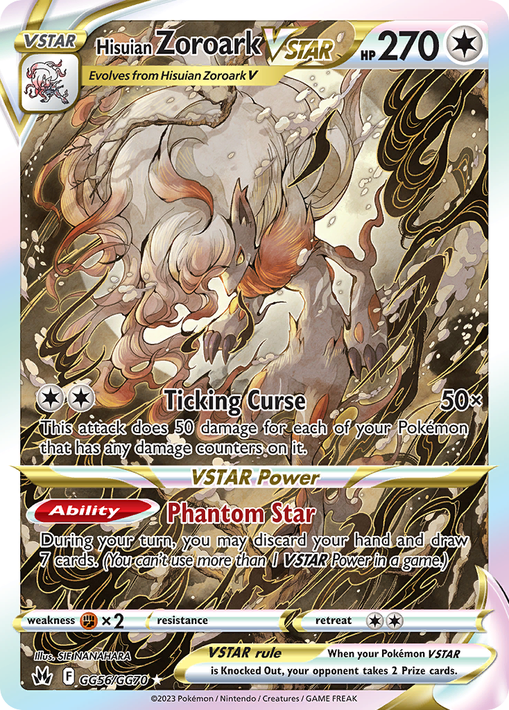 Hisuian Zoroark VSTAR Pokémon card