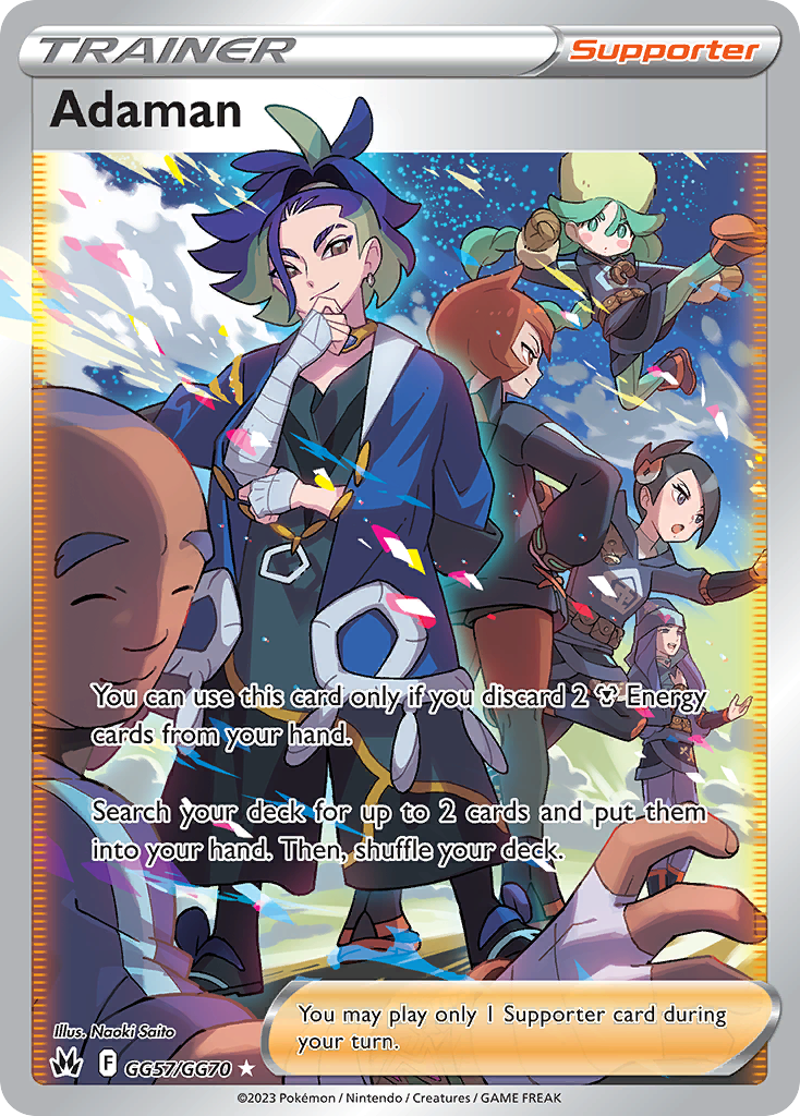 Adaman Pokémon card