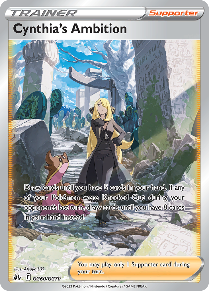 Cynthia's Ambition Pokémon card