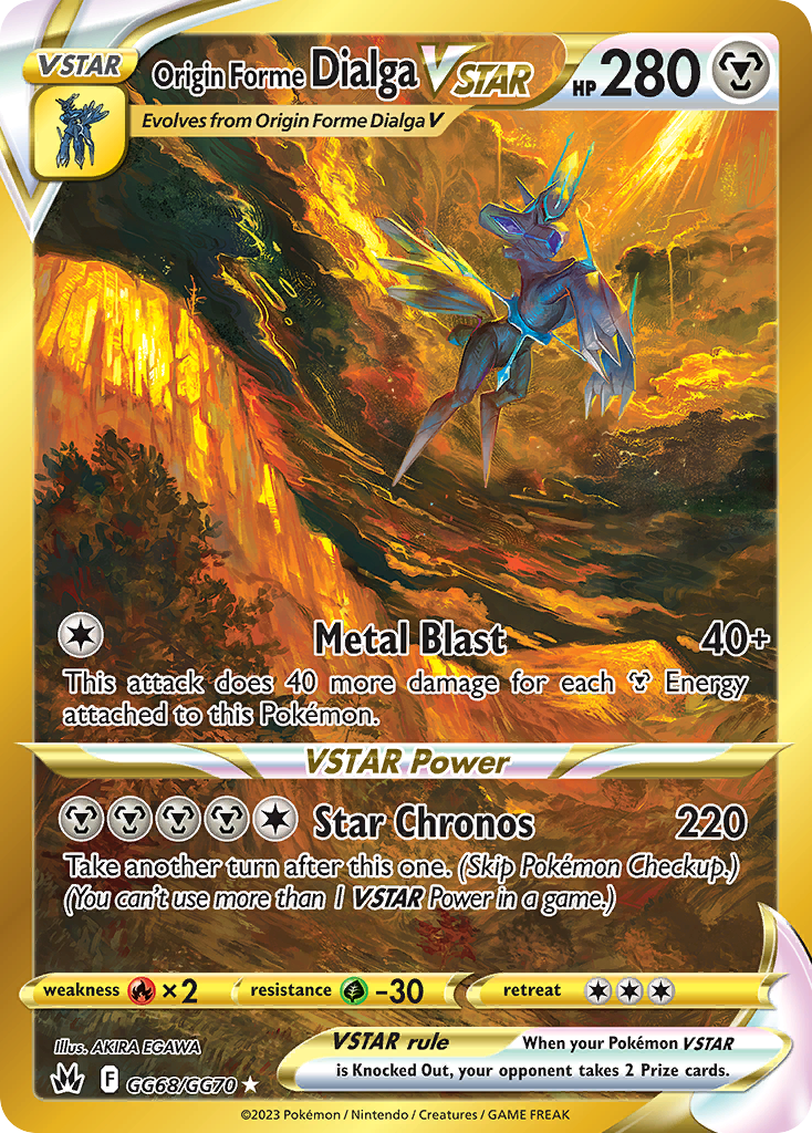 Origin Forme Dialga VSTAR Pokémon card