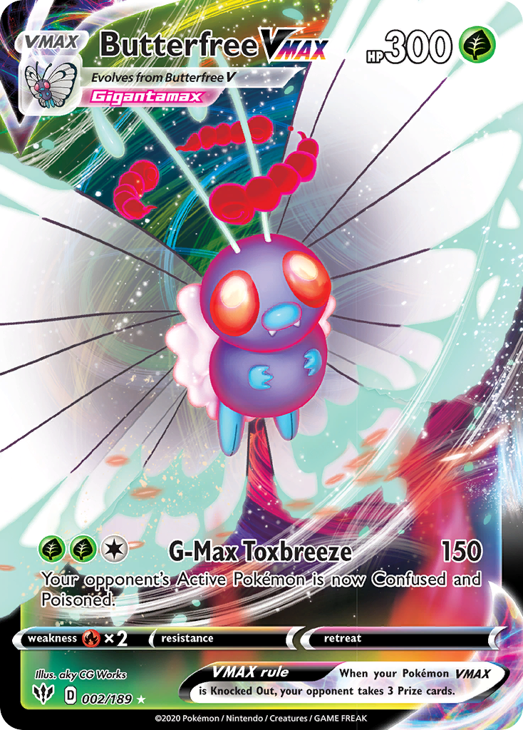 Butterfree VMAX Pokémon card
