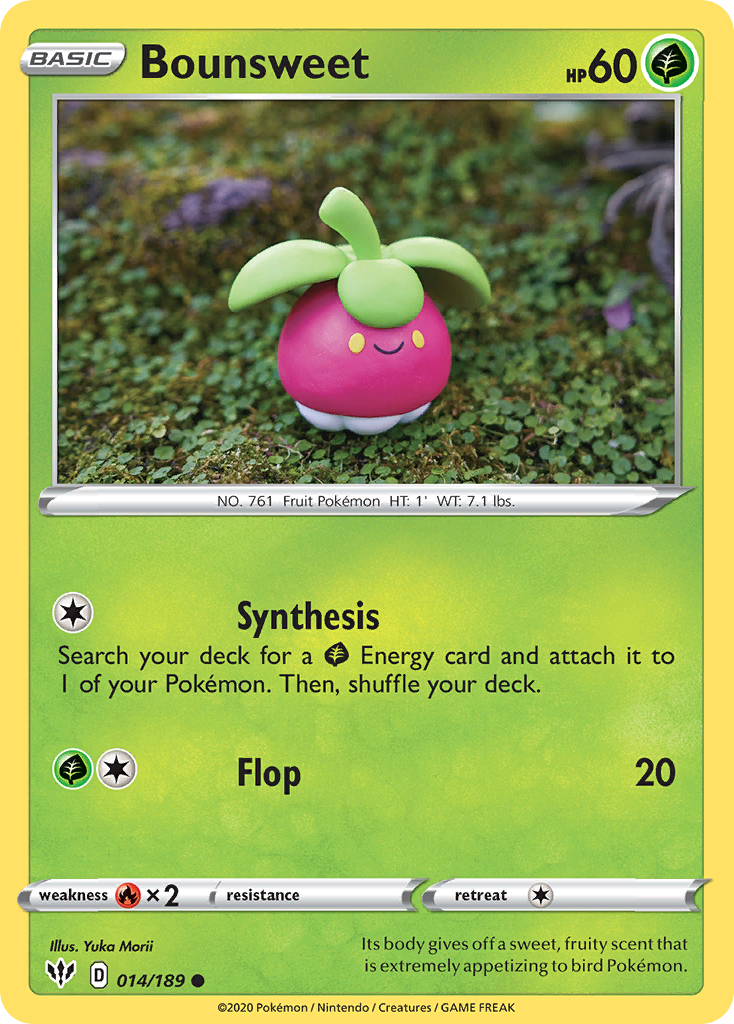 Bounsweet Pokémon card