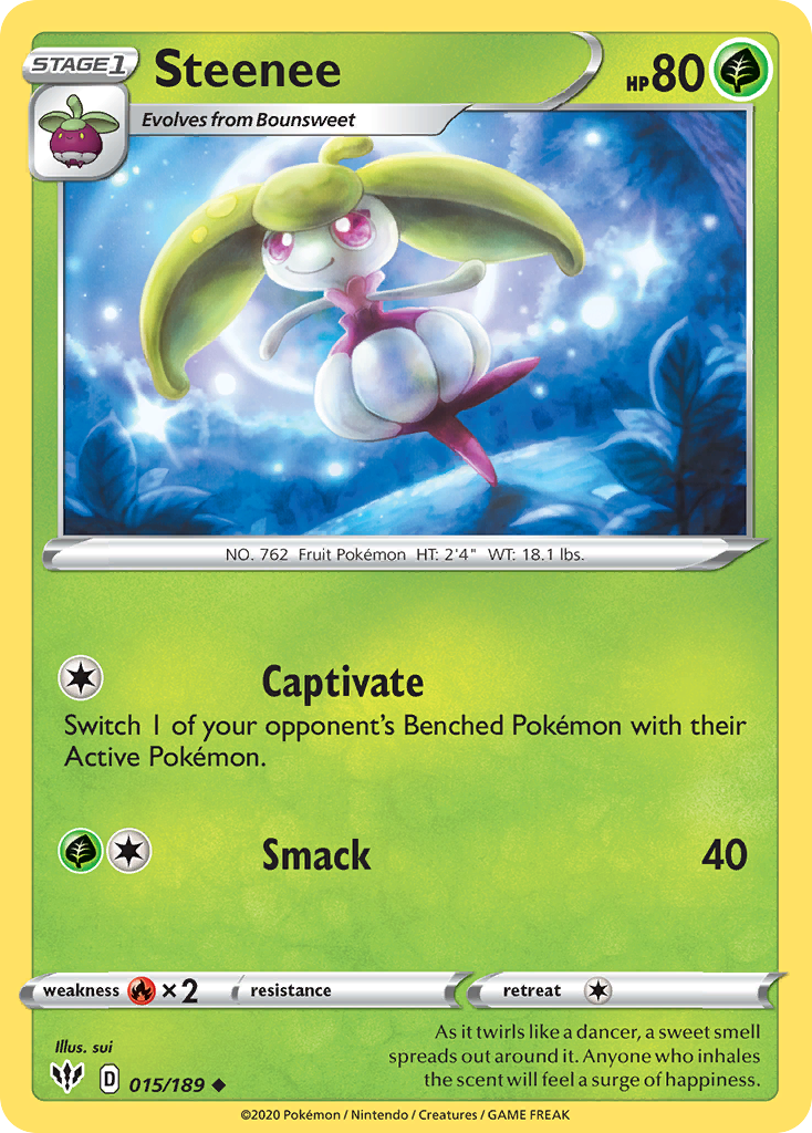 Steenee Pokémon card