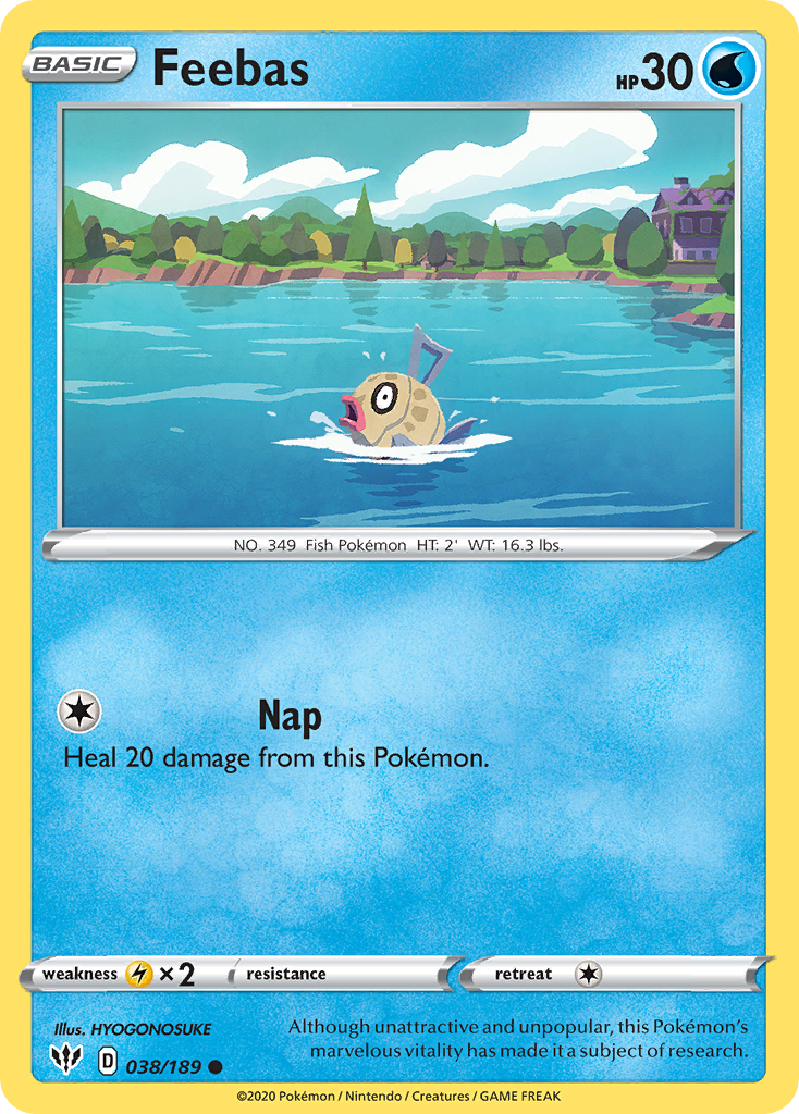 Feebas Pokémon card