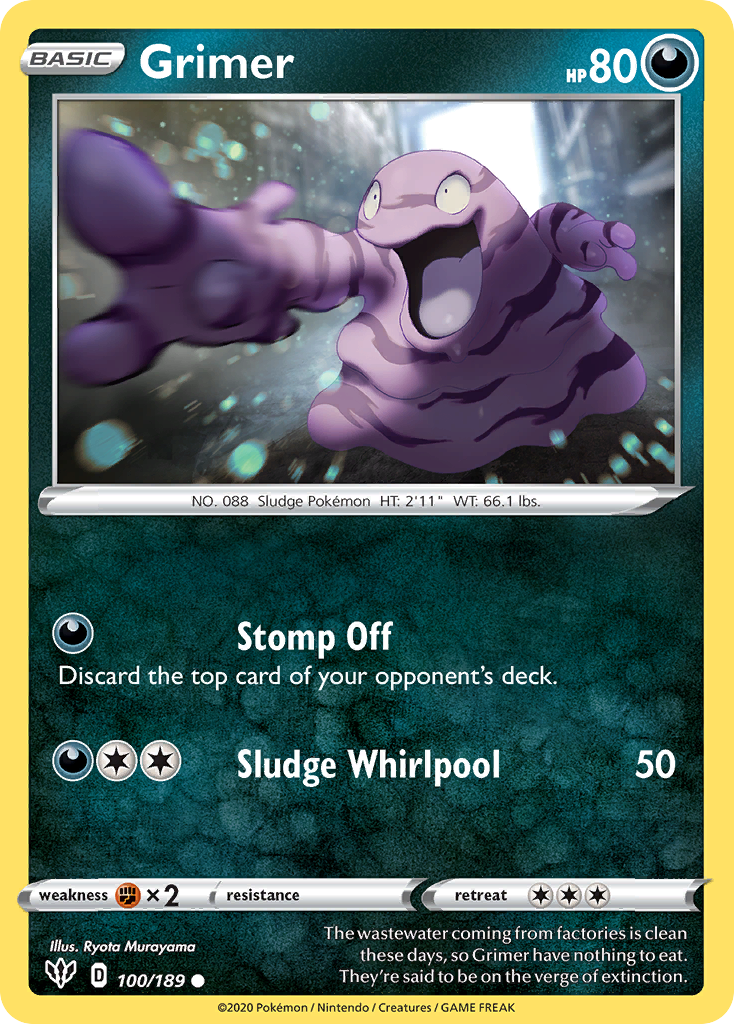 Grimer Pokémon card