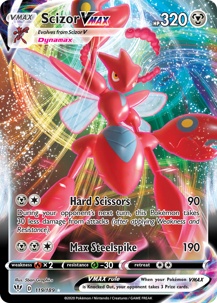 Scizor VMAX Pokémon card