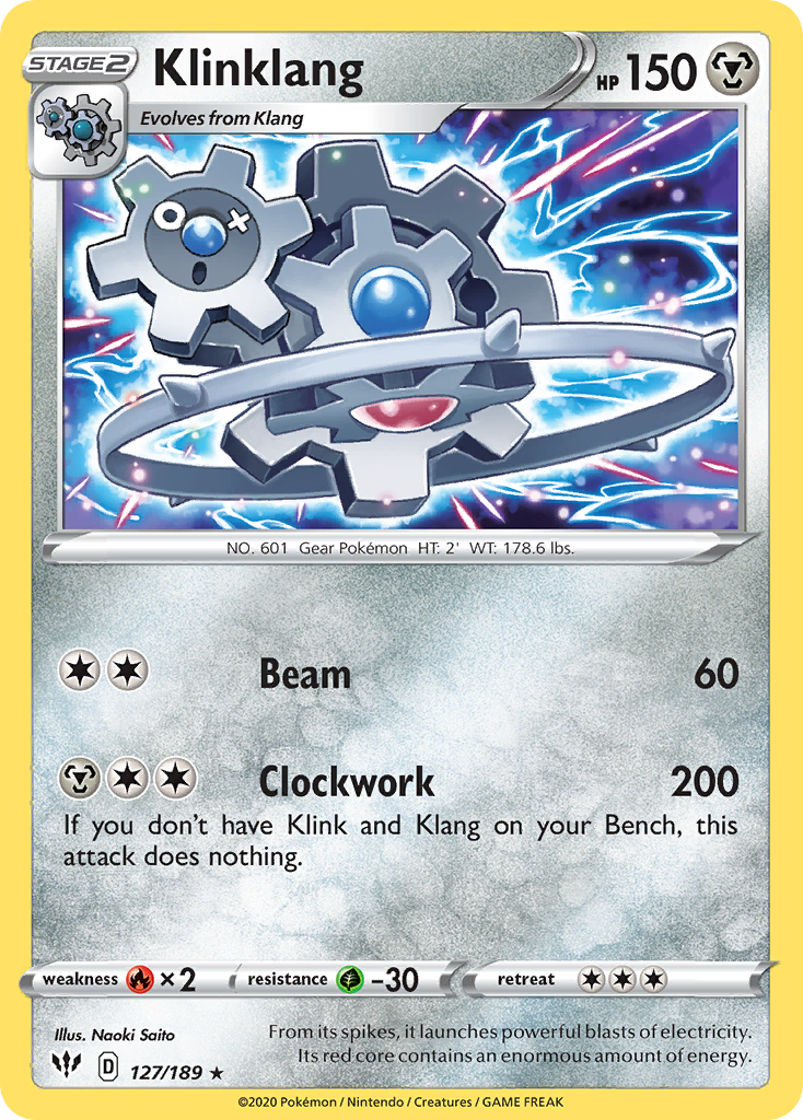 Klinklang Pokémon card