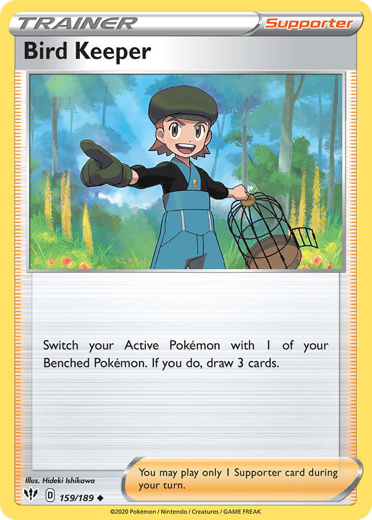 Bird Keeper Pokémon card