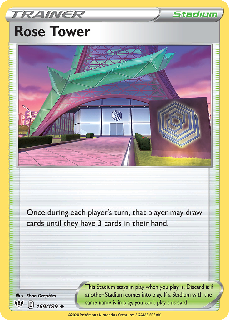 Rose Tower Pokémon card