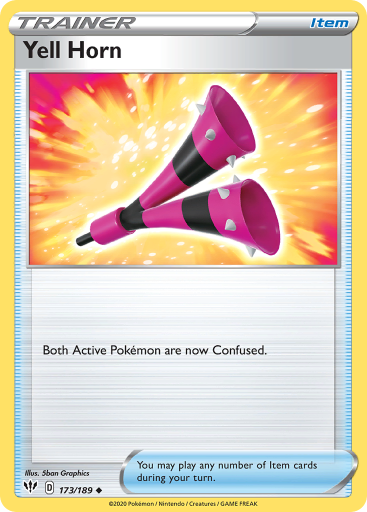 Yell Horn Pokémon card