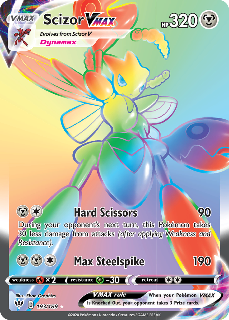 Scizor VMAX Pokémon card