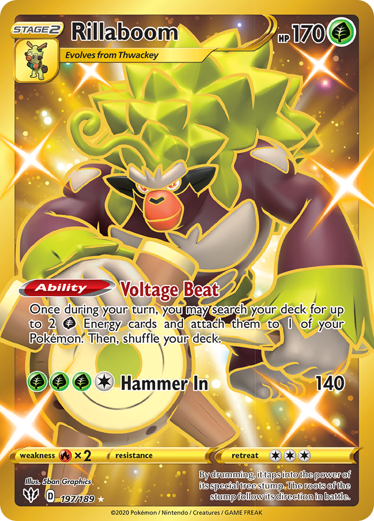 Rillaboom Pokémon card