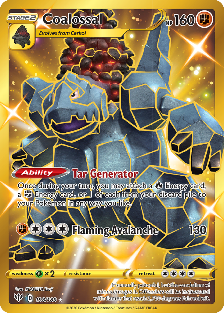 Coalossal Pokémon card