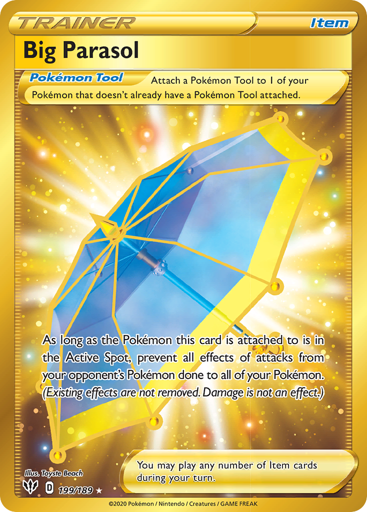 Big Parasol Pokémon card