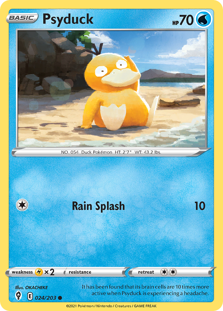 Psyduck Pokémon card