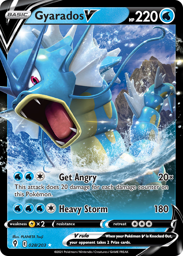 Gyarados V Pokémon card