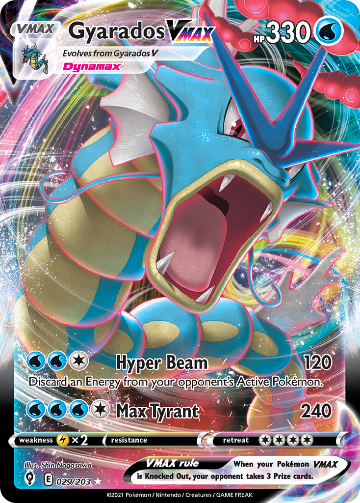 Gyarados VMAX Pokémon card