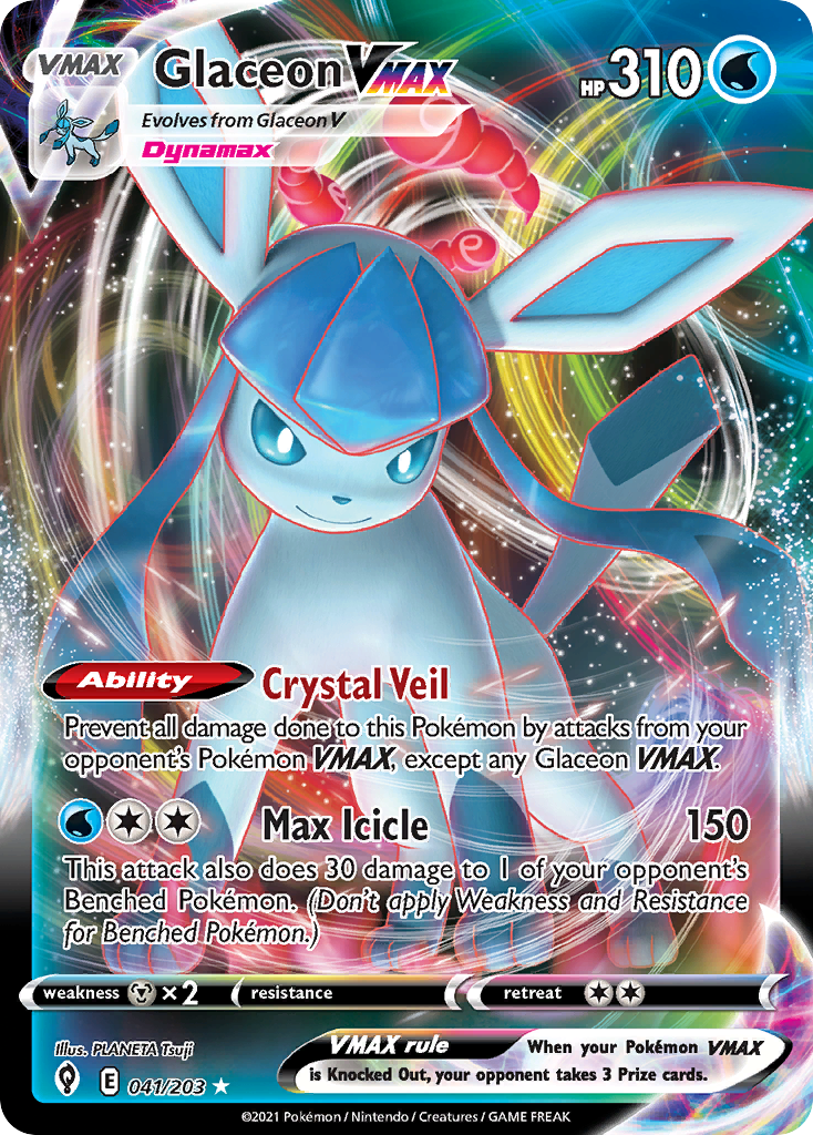 Glaceon VMAX Pokémon card