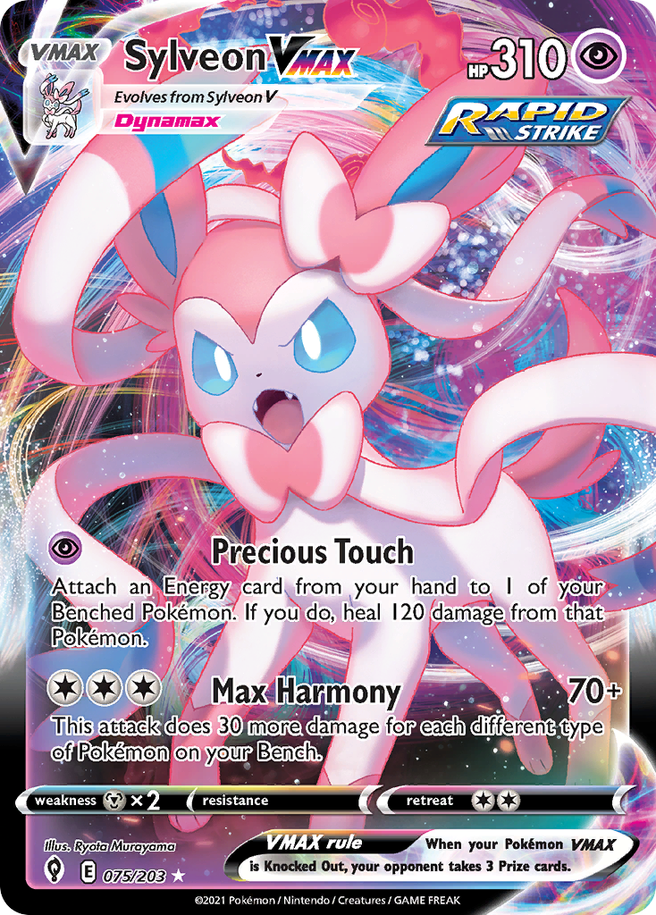 Sylveon VMAX Pokémon card