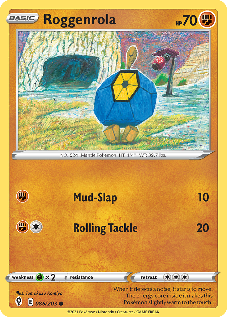 Roggenrola Pokémon card