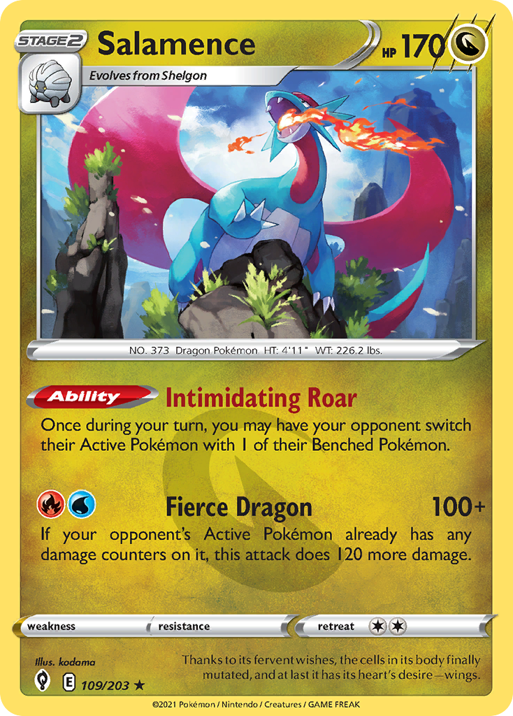 Salamence Pokémon card