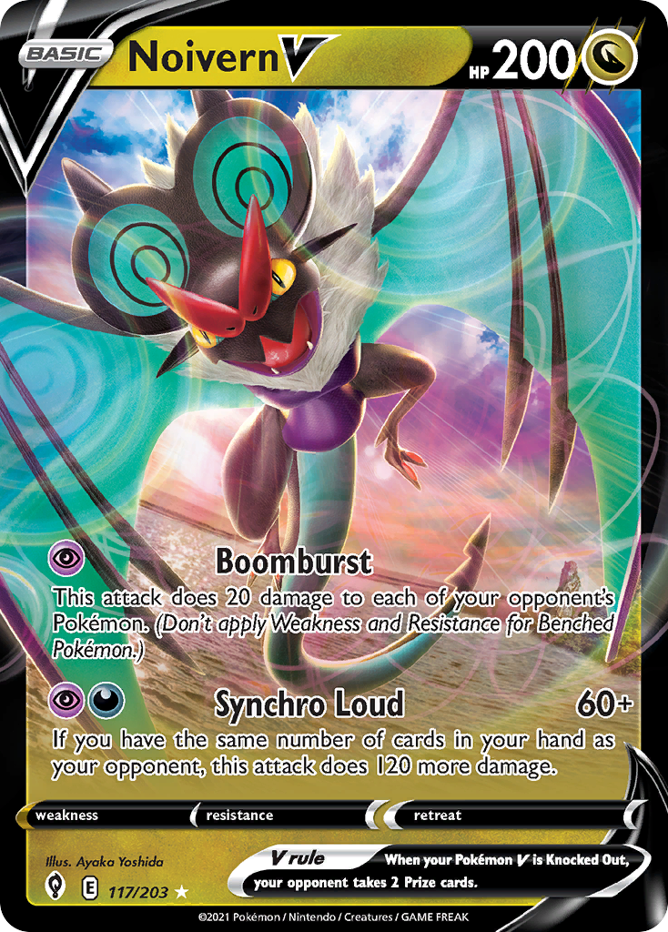 Noivern V Pokémon card