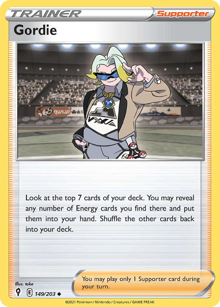 Gordie Pokémon card