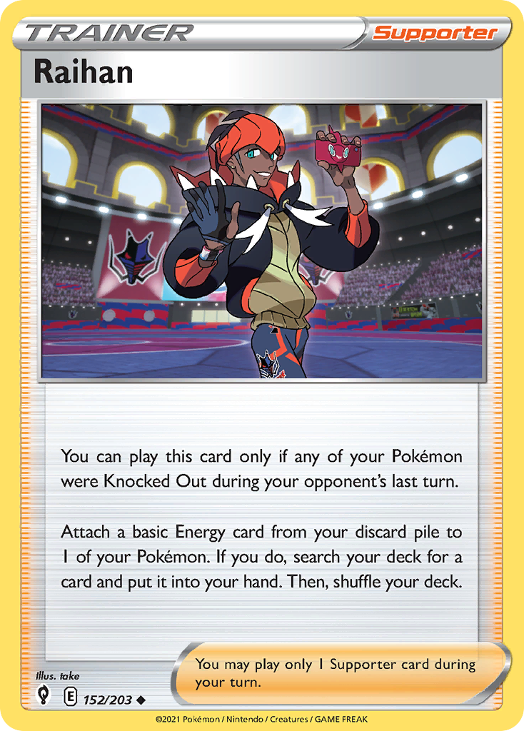 Raihan Pokémon card