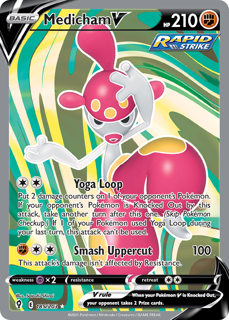 Medicham V Pokémon card