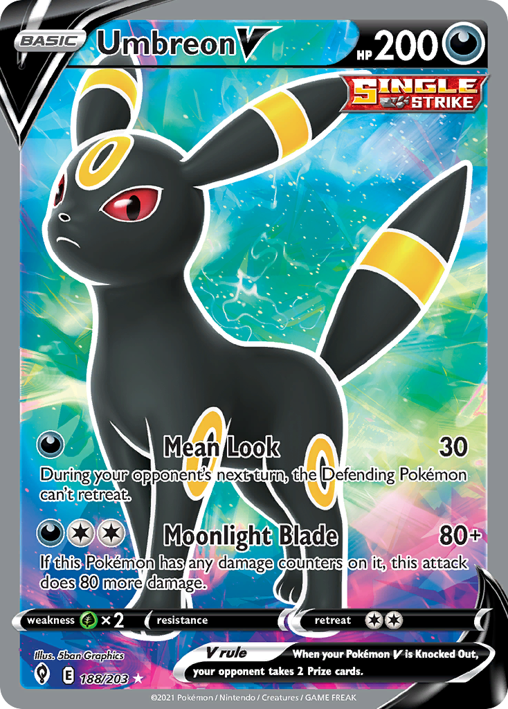 Umbreon V Pokémon card