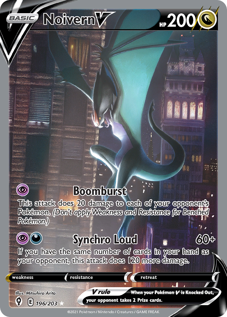 Noivern V Pokémon card