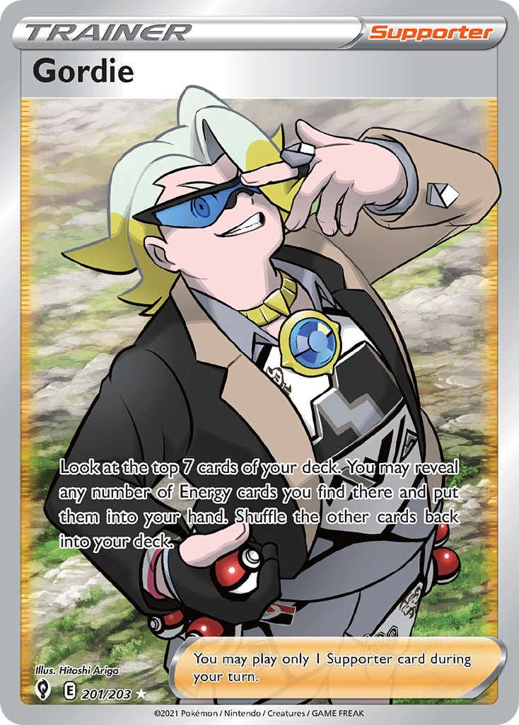 Gordie Pokémon card