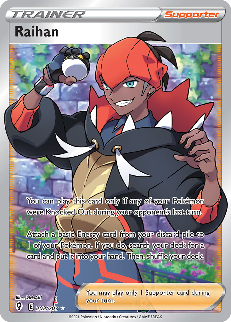Raihan Pokémon card
