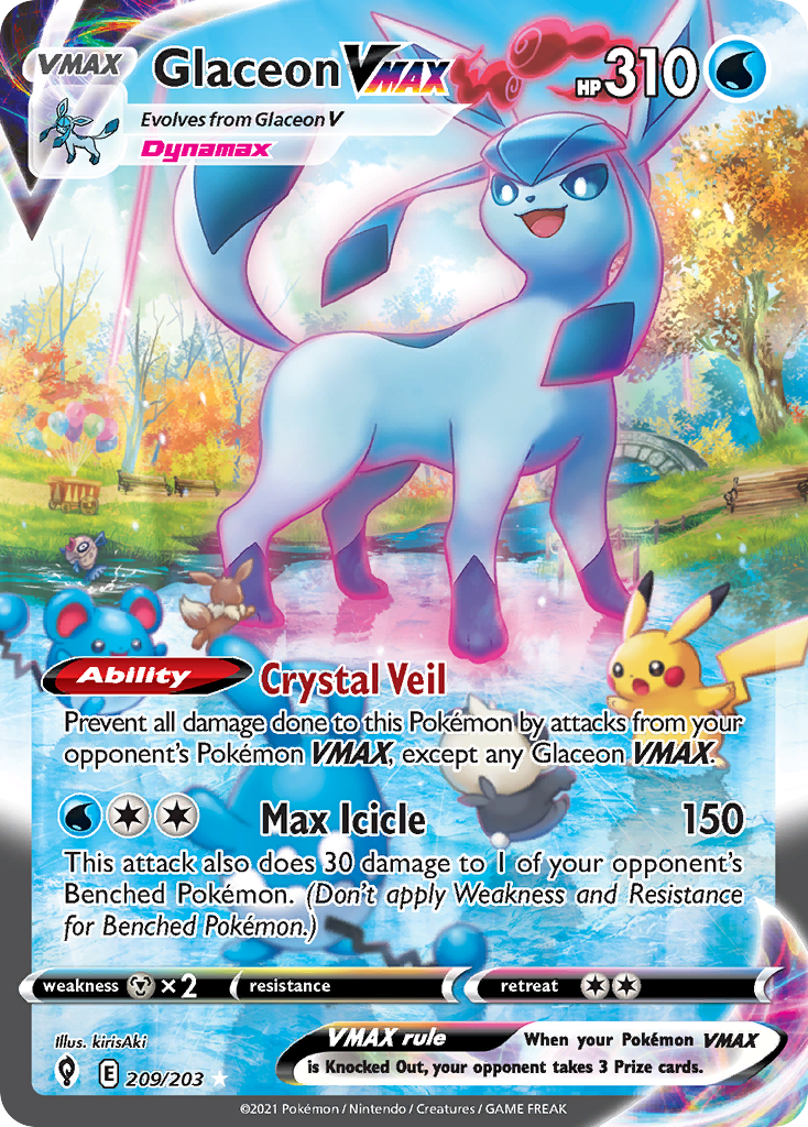 Glaceon VMAX Pokémon card