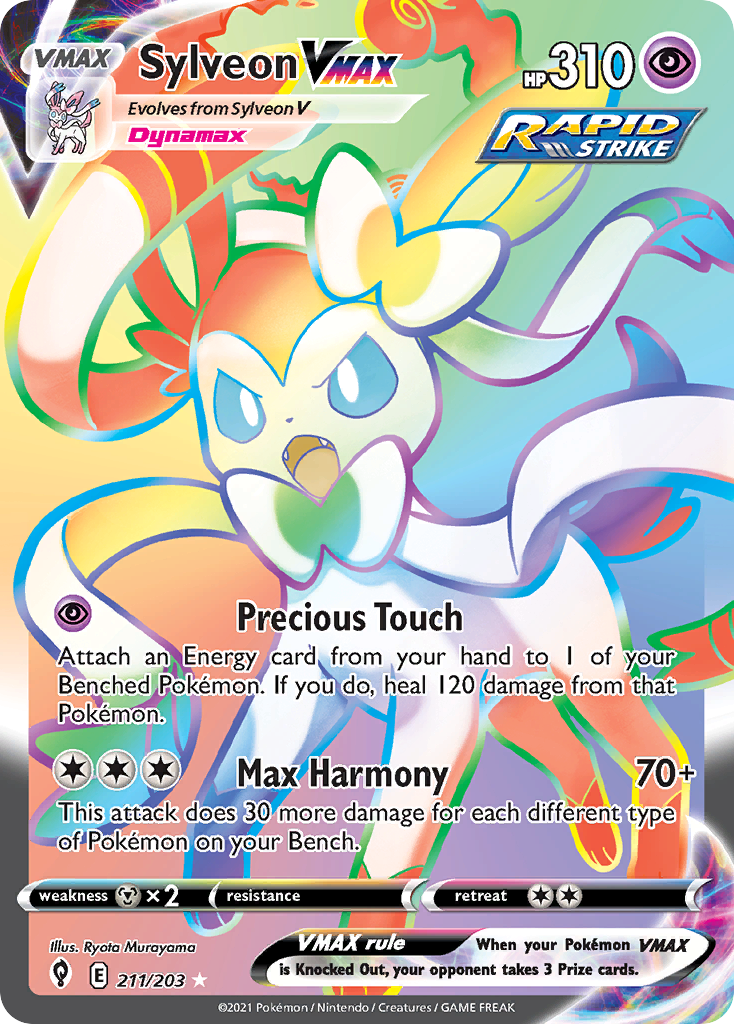 Sylveon VMAX Pokémon card