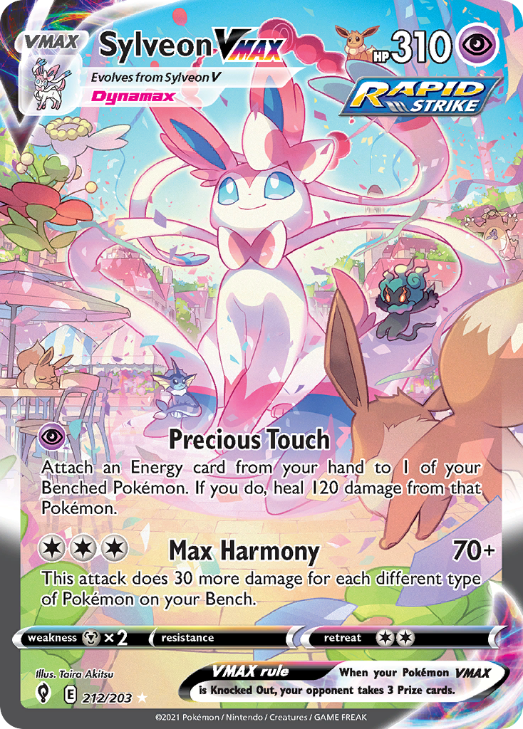 Sylveon VMAX Pokémon card
