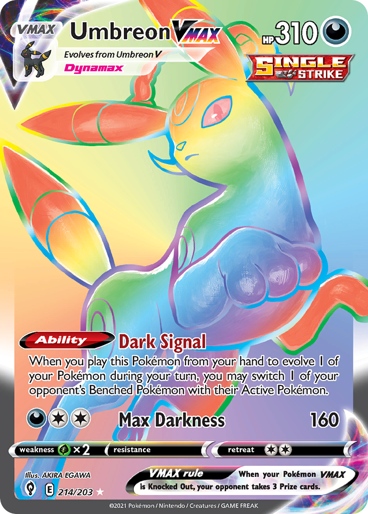 Umbreon VMAX Pokémon card