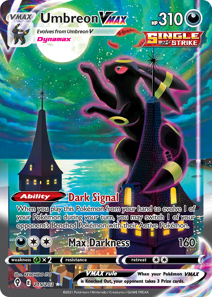 Umbreon VMAX Pokémon card