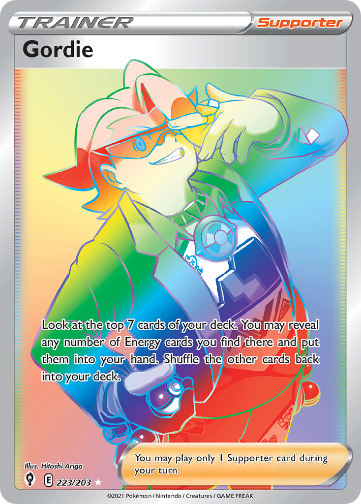 Gordie Pokémon card