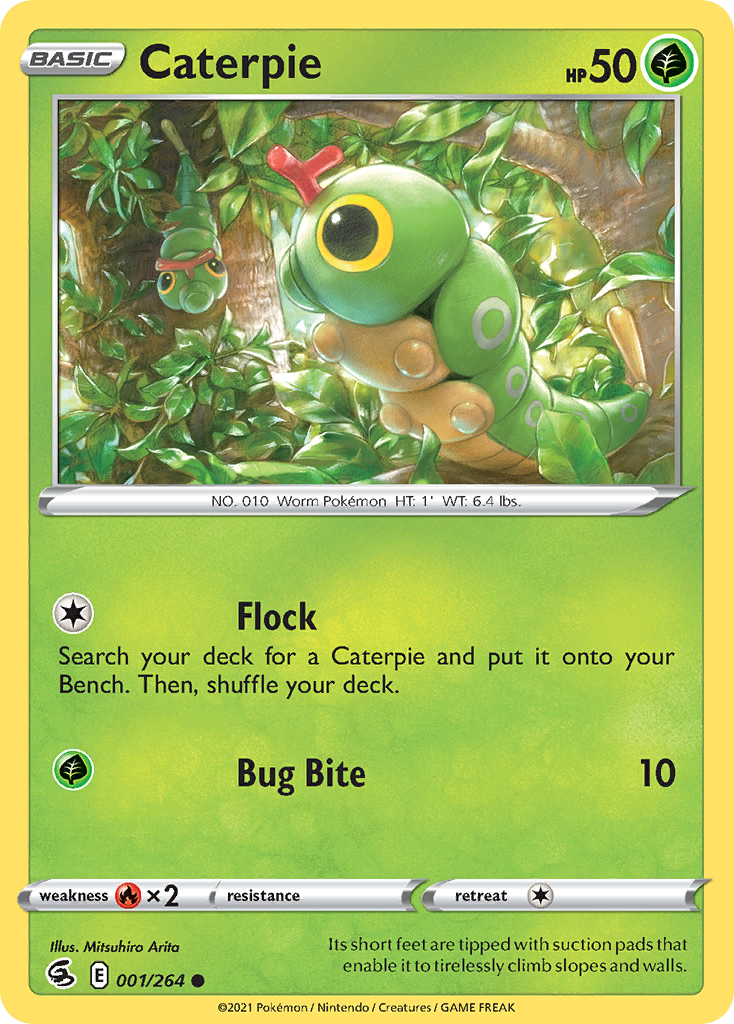 Caterpie Pokémon card
