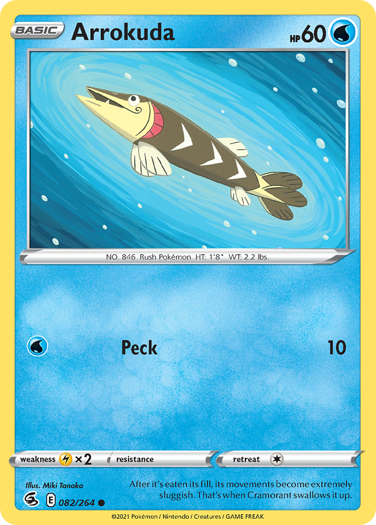 Arrokuda Pokémon card