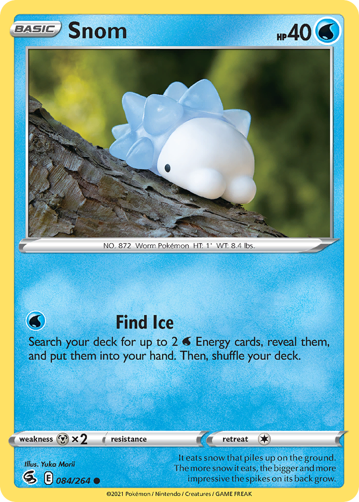 Snom Pokémon card