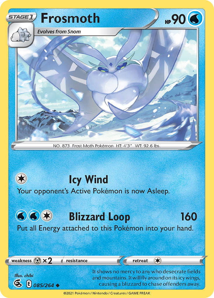 Frosmoth Pokémon card