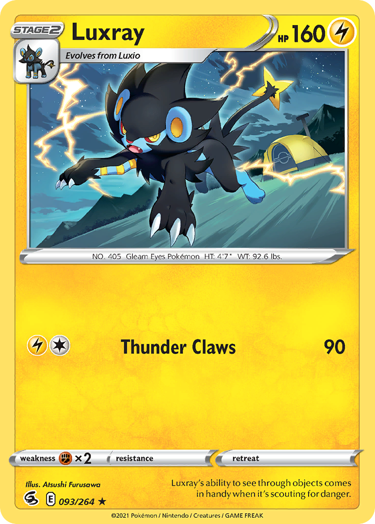 Luxray Pokémon card