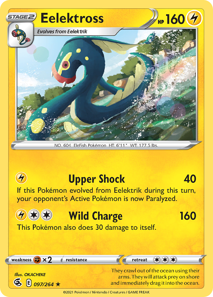 Eelektross Pokémon card