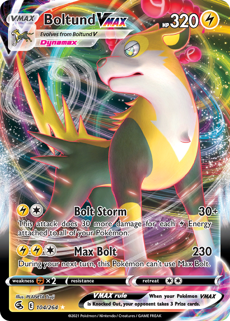 Boltund VMAX Pokémon card