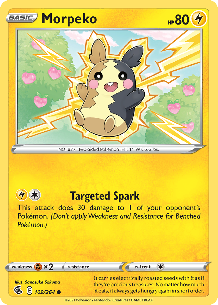 Morpeko Pokémon card