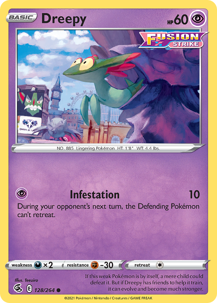 Dreepy Pokémon card